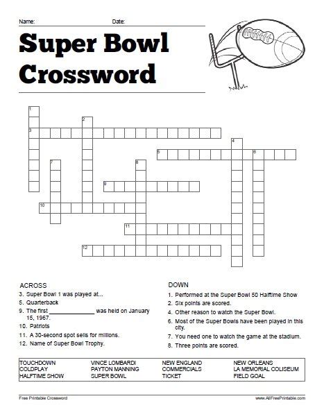 bowls crossword|super bowl crossword puzzle printable.